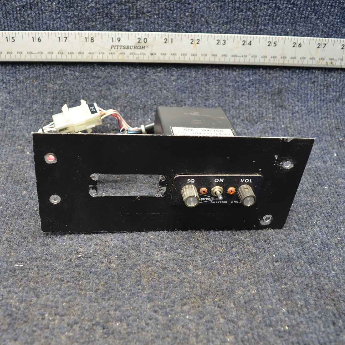 Used aircraft parts for sale, SPA-400 Cessna C175 SIGTRONICS 4 PLACE INTERCOM