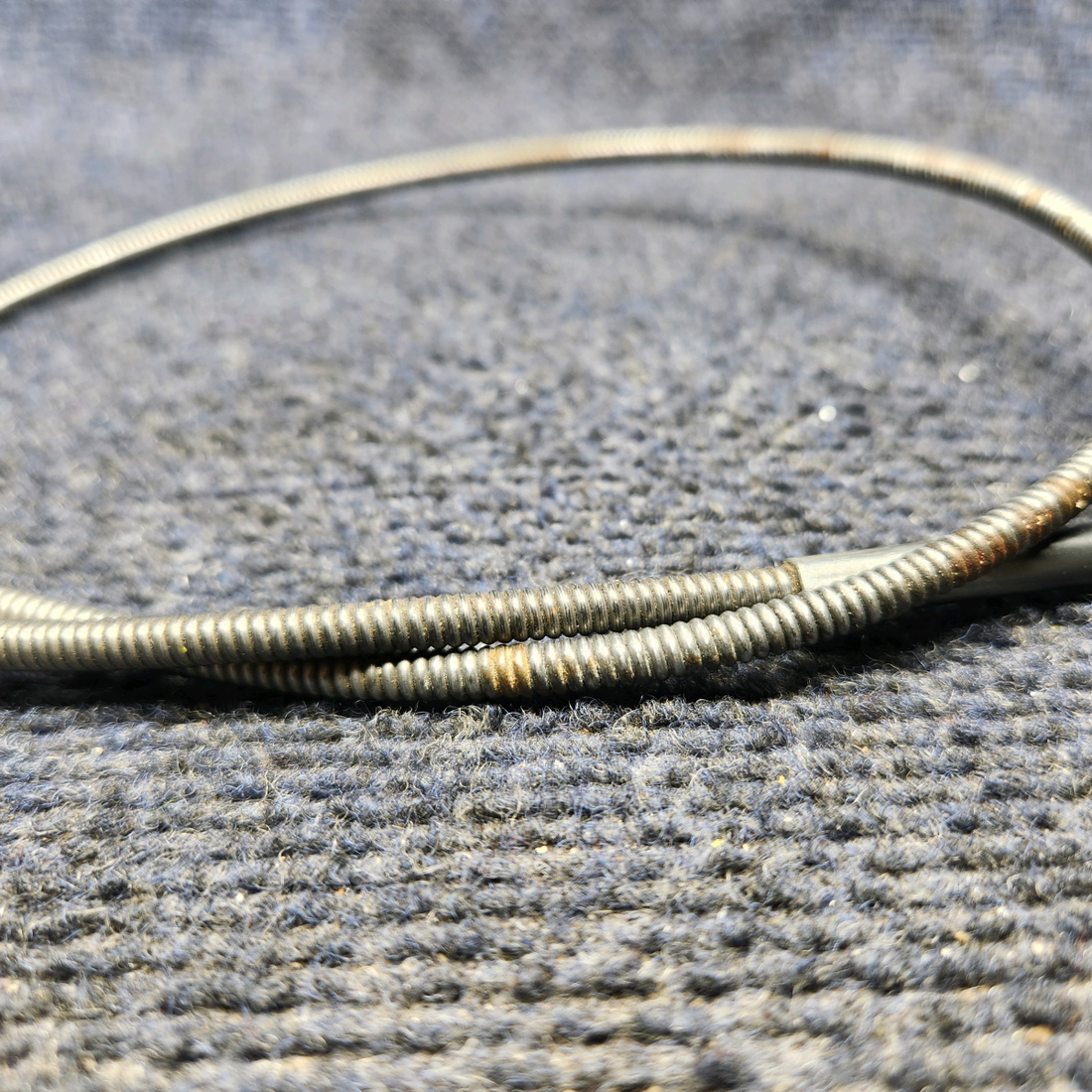 Used aircraft parts for sale, 35-380051-23 Beechcraft F33A DEFROST CONTROL CABLE ASSEMBLY (LENGTH: 40")