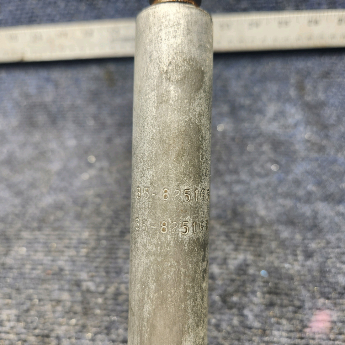 Used aircraft parts for sale, 35-825165 Beechcraft A23A Musketeer Custom III BARREL ASSEMBLY NOSE GEAR STEERING ARM