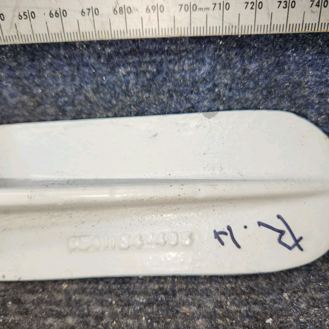 Used aircraft parts for sale, 0541155-1, 0541154-1 Cessna 172E Main Gear Entrance Bracket w/ Step - RH