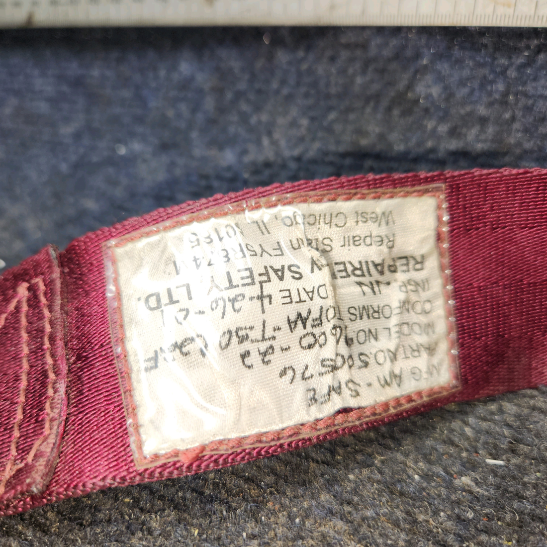 Used aircraft parts for sale, PS50039-4-4A Piper PA32RT-300 Bel Assy Rear