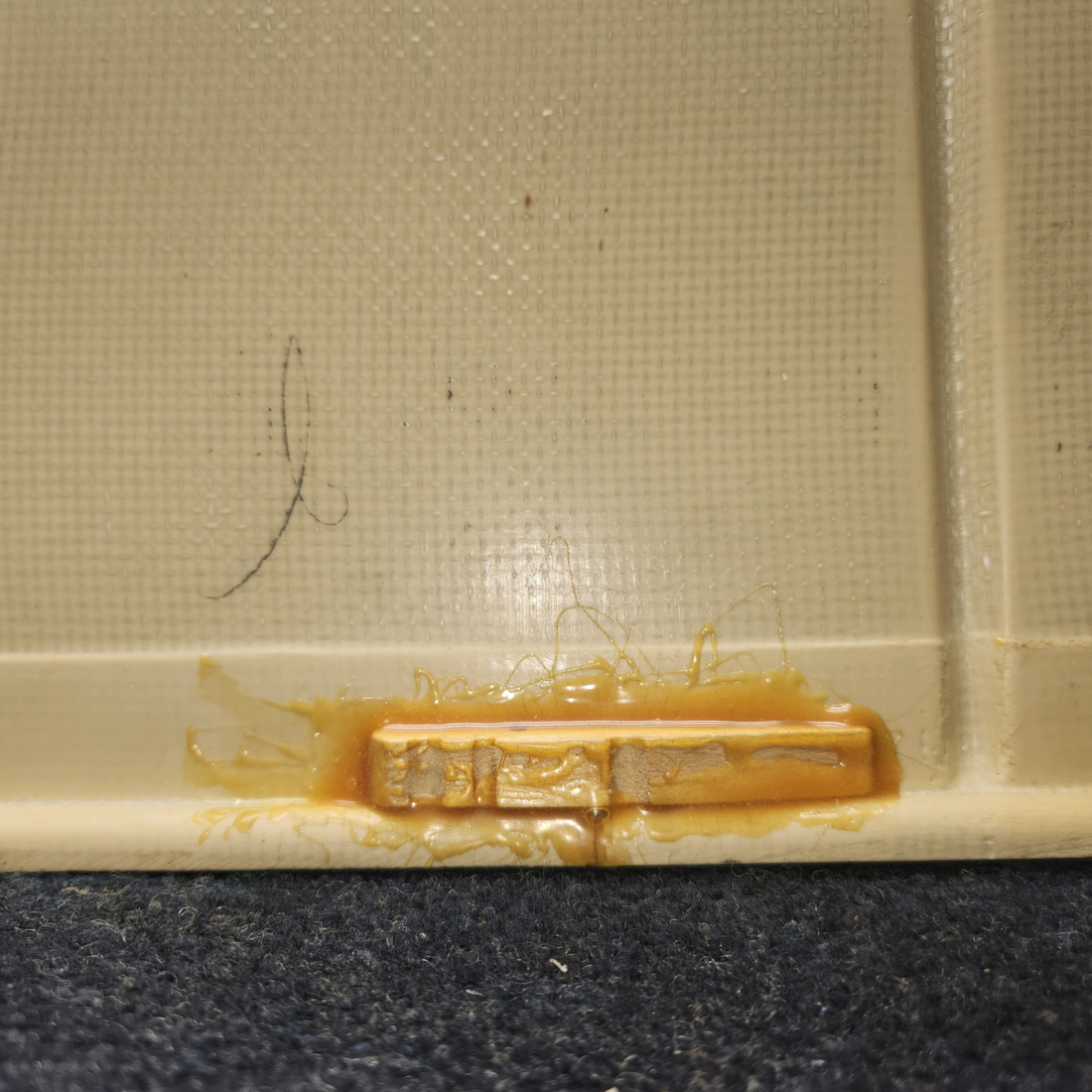 Used aircraft parts for sale, 65664-000 Piper Rear Door Bulkhead Access Panel