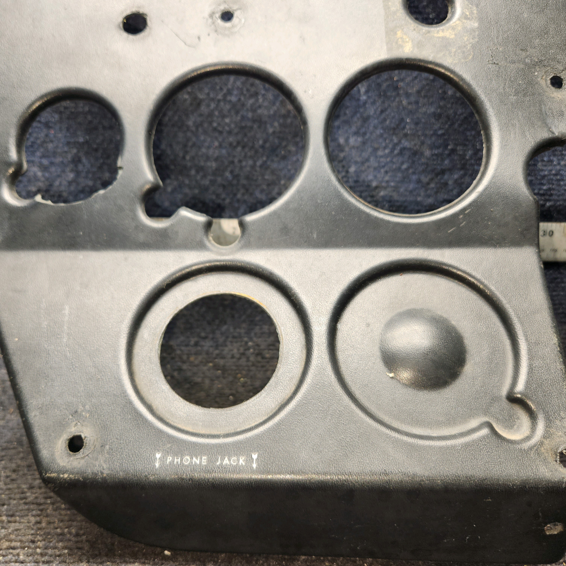 Used aircraft parts for sale, 0513133-2 Cessna C175 Instrument Panel Plastic Cover - LH