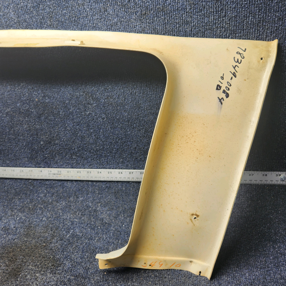 Used aircraft parts for sale, 78349-004 Piper PA32RT-300 COVER - WINDOW TRIM MIDDLE LEFT