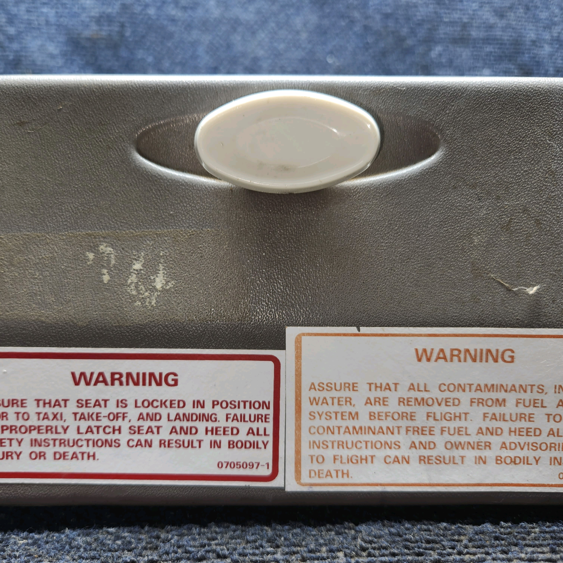Used aircraft parts for sale, 0713708-1 Cessna 182G Map Compartment Assembly
