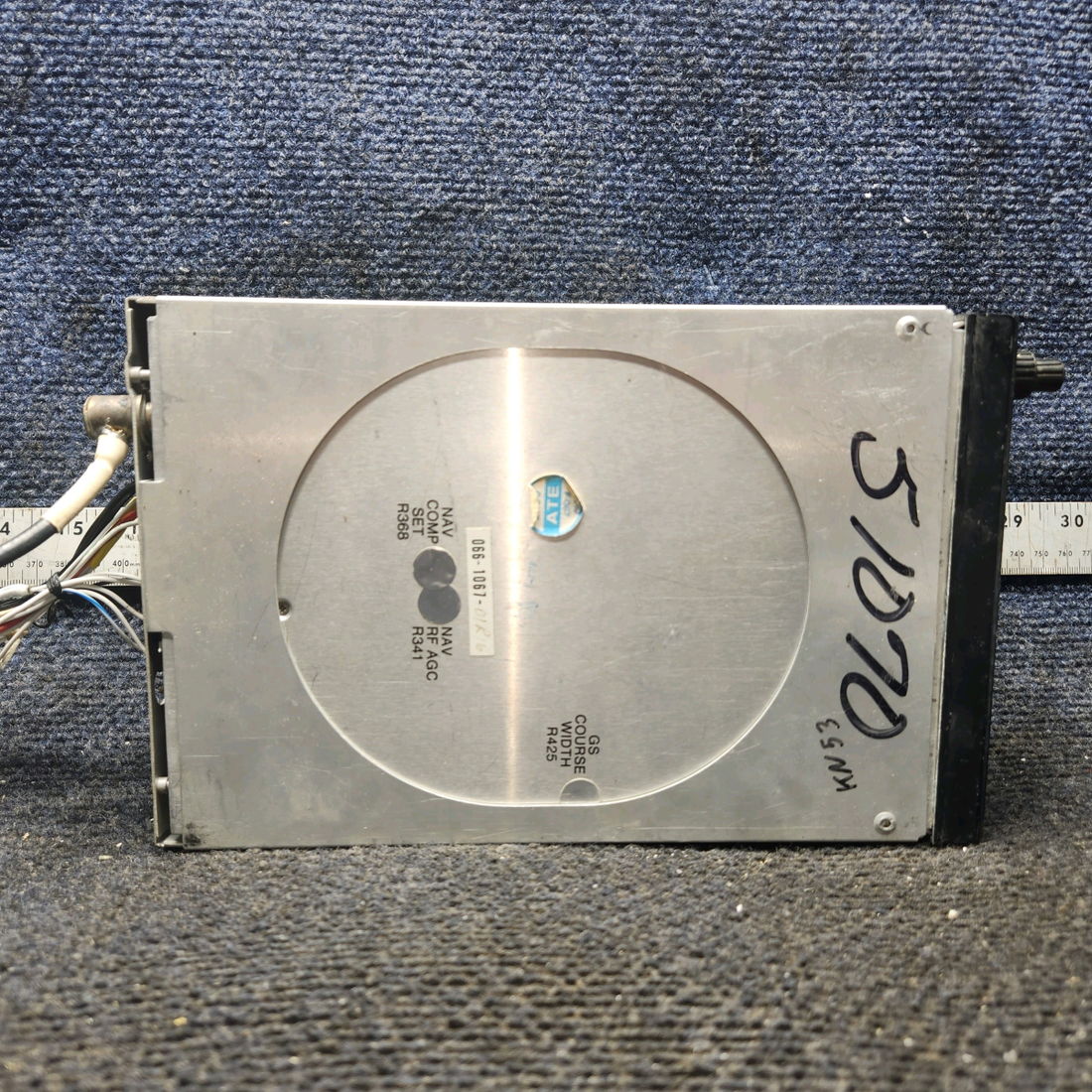 Used aircraft parts for sale, 066-1067-01 Bendix King KN 53 Cessna 172E Navigation Receiver