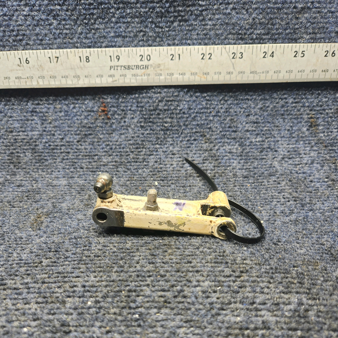 Used aircraft parts for sale, 35-825173-2 Beechcraft F33A NOSE GEAR LINK STEERING