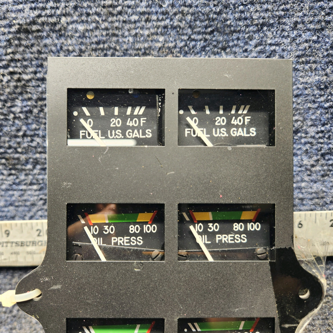 Used aircraft parts for sale, 39569-003 Rochester Gauges Piper PA34-220T Intrument Gauge Cluster (12V)