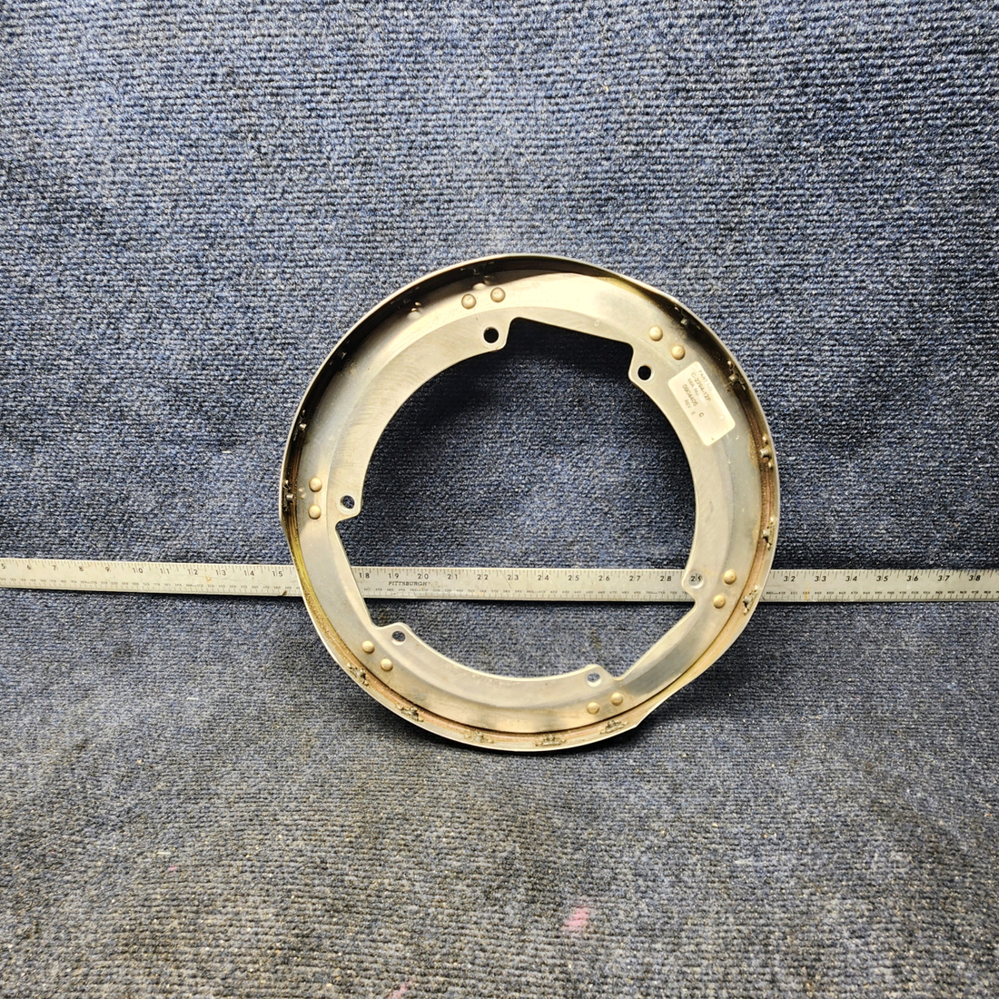 Used aircraft parts for sale, C2294-1 Beechcraft F33A HARTZELL 3 BLADE SIMITAR AFT BULKHEAD