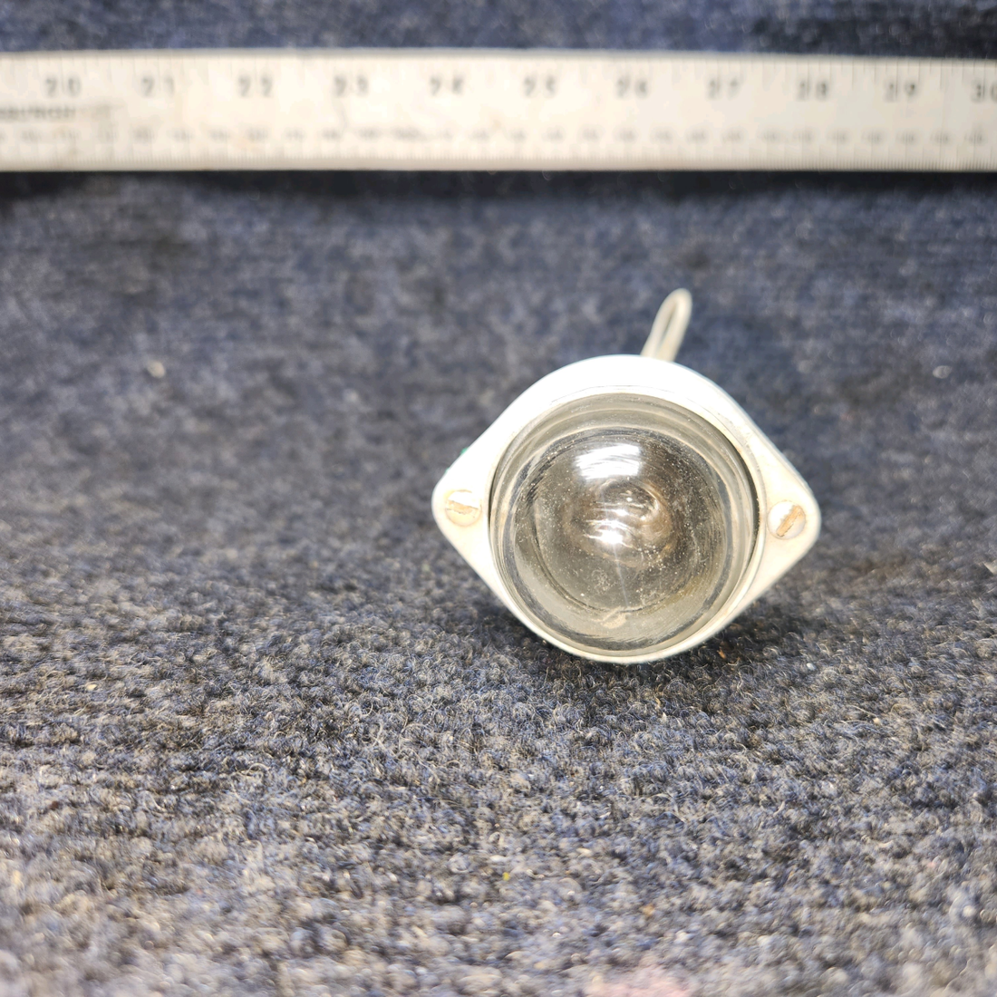 Used aircraft parts for sale, A-2064-1073 Grimes Piper PA28-140 Rear Position Light with Lens and Retainer