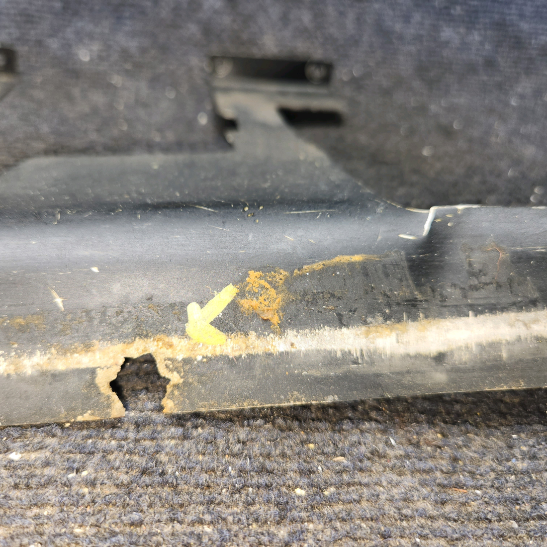 Used aircraft parts for sale, 0513057-1 Cessna 172F Rudder Bar Shield - LH