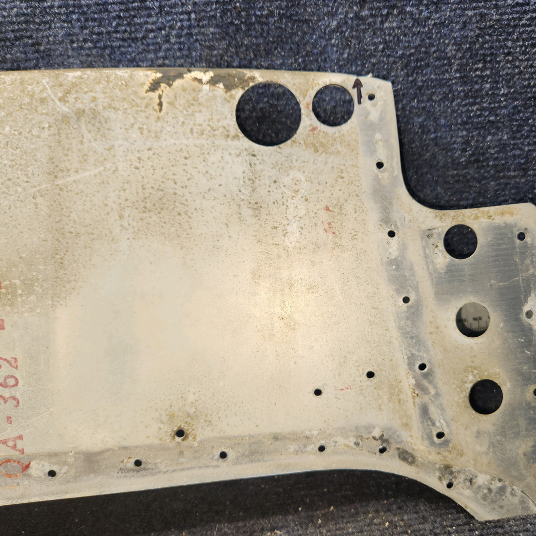 Used aircraft parts for sale, 0511000-43 Cessna 172E FWD Fuselage Rib LH has a crack