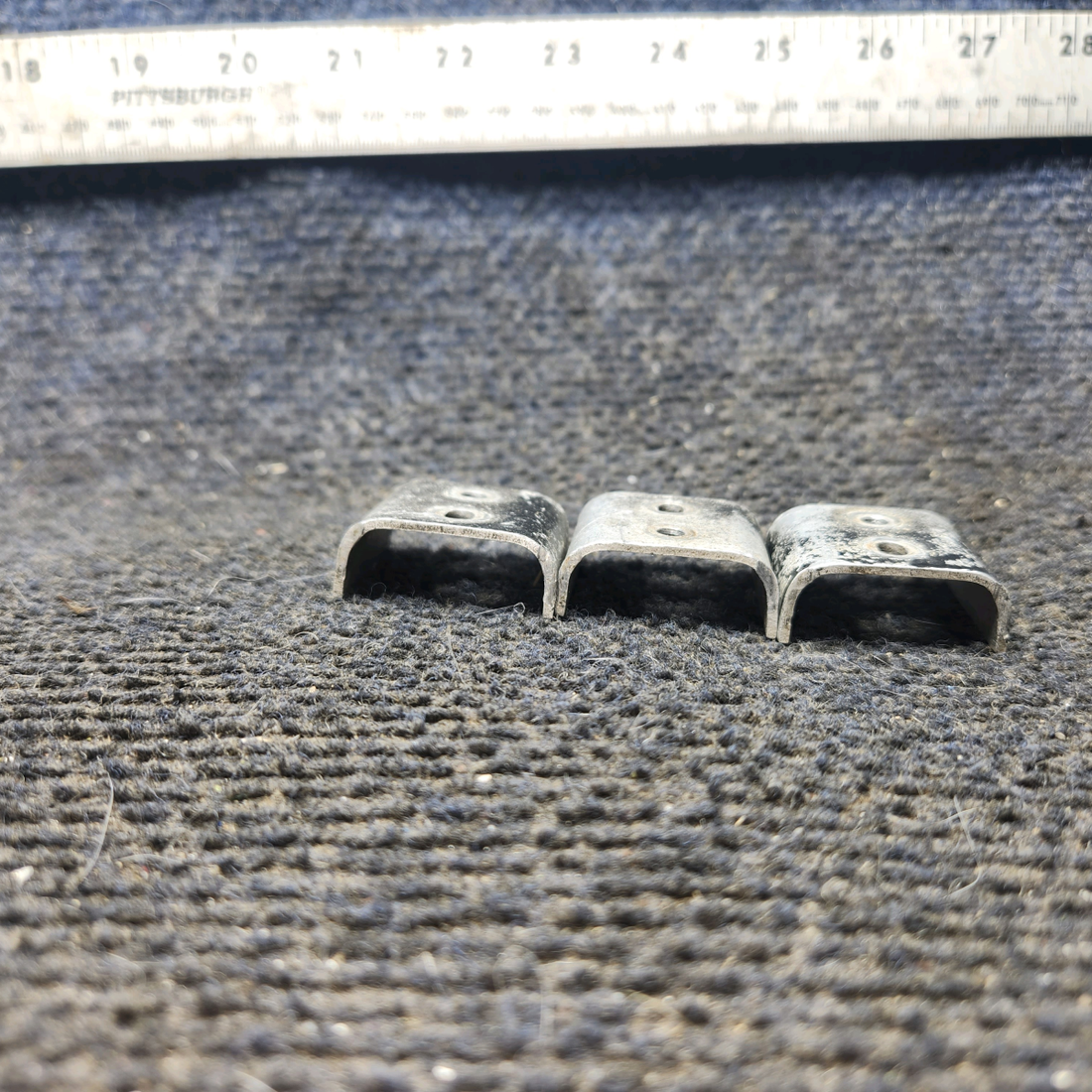 Used aircraft parts for sale, 62654-000 piper PA-28-181 Seat Track Stop – Set of 3