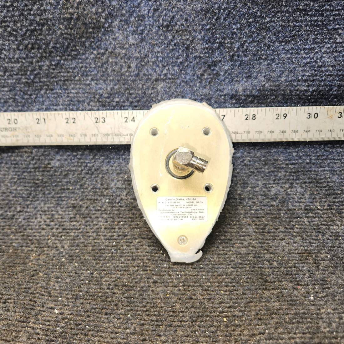 Used aircraft parts for sale, 013-00235-00 Garmin GA-35 Cessna 172E GPS WAAS Antenna
