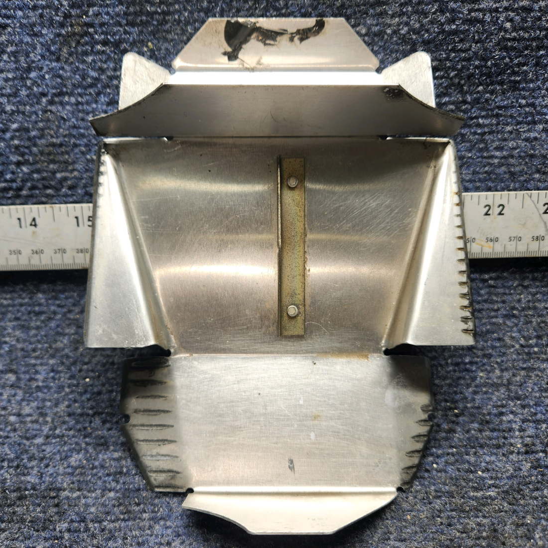 Used aircraft parts for sale, 72152 / 71611 / 71610 Lycoming O-540 PIPER PA-24-250 Intercylinder Baffele with retainer  & Hook