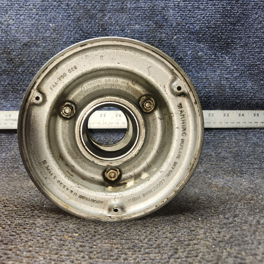 Used aircraft parts for sale, 1241156-11 Goodyear Cessna 182G Wheel-Nose Gear(5.00X5 Type III)