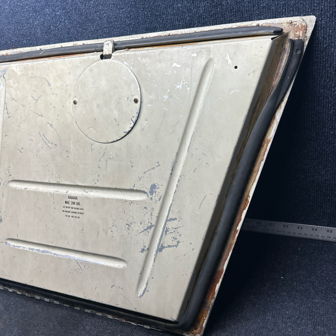 Used aircraft parts for sale, 66793-018 PIPER PA28RT-201 BAGGAGE DOOR ASSY W/ LOCK