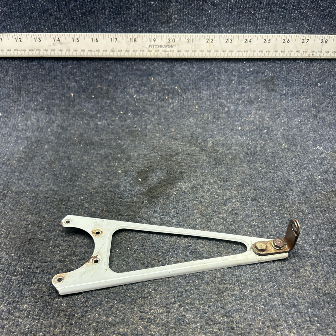 Used aircraft parts for sale, 2451003-1 PIPER- CESSNA-BEECH- MOONEY VARIOS PROP GOVERNOR CONTROL BRAKET