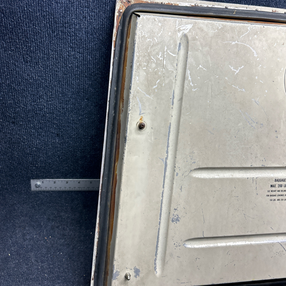 Used aircraft parts for sale, 66793-018 PIPER PA28RT-201 BAGGAGE DOOR ASSY W/ LOCK