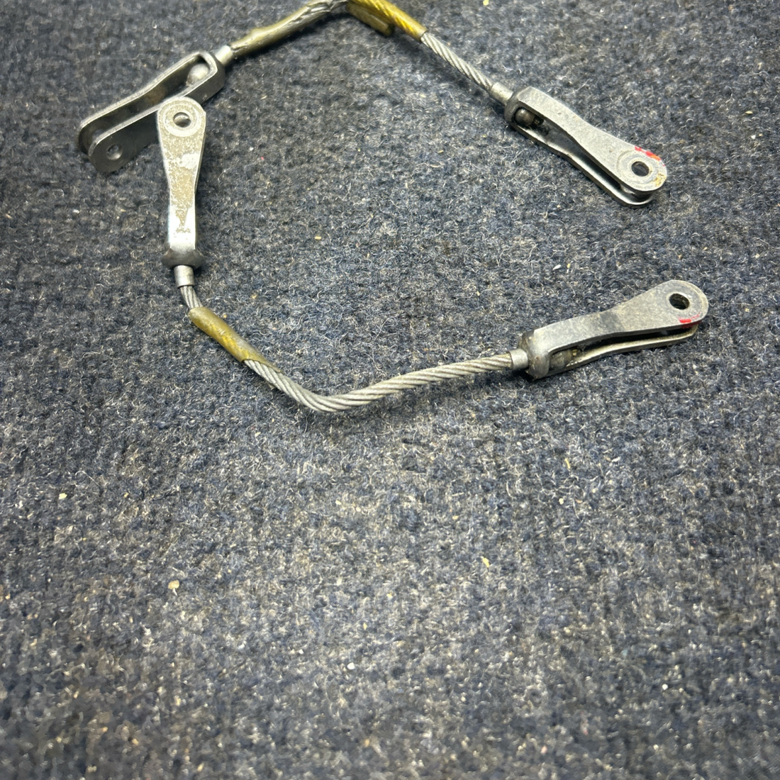 Used aircraft parts for sale, 96908-000 PIPER- CESSNA-BEECH- MOONEY VARIOS ATTACHMENT CABLE ASSY "PRICE PER EACH