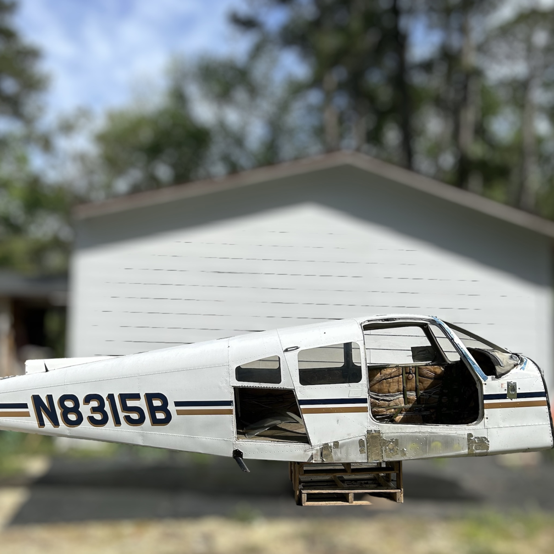 Used aircraft parts for sale, Fuselage PIPER PA28RT-201 FUSELAGE /DATA PLATE AND LOG BOOK