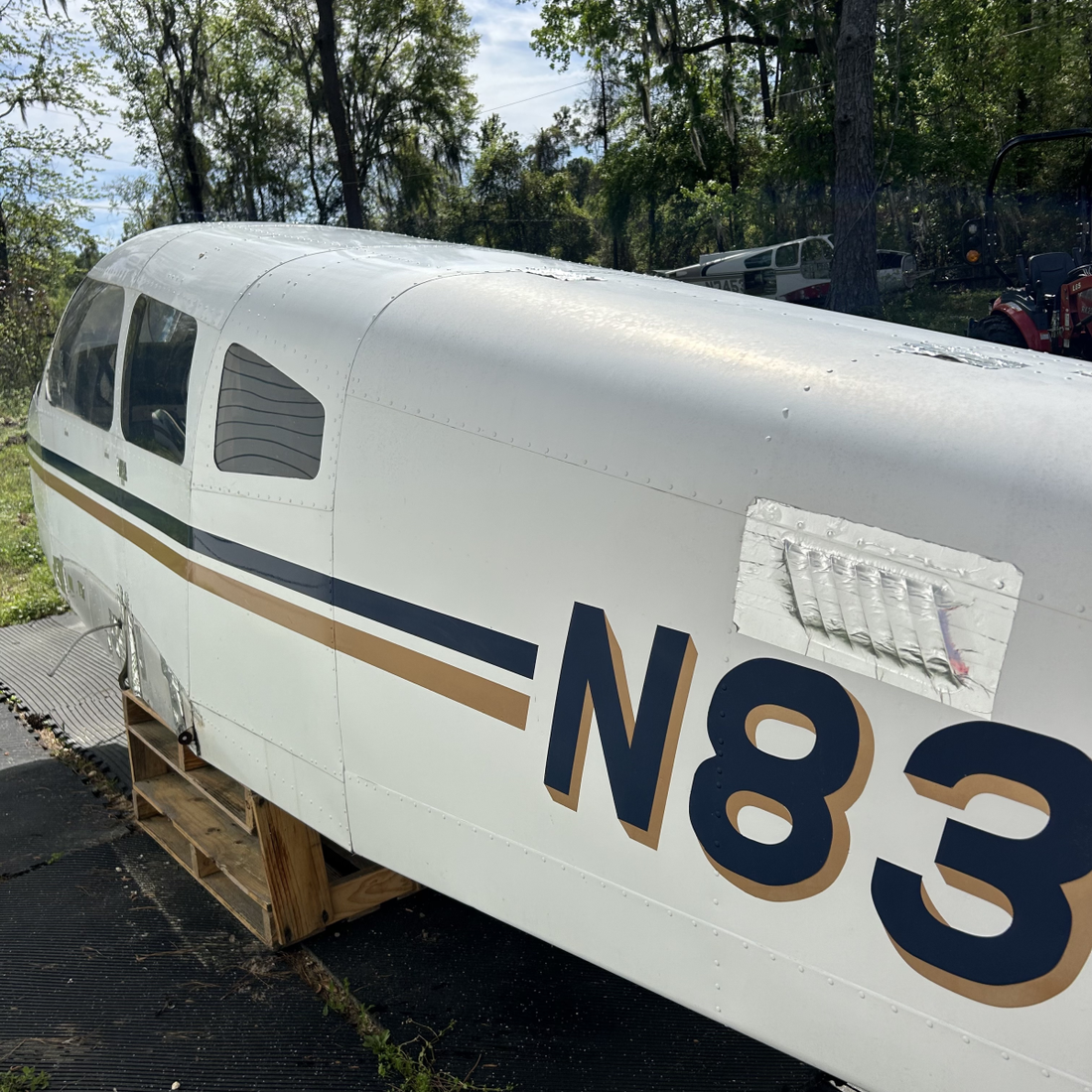 Used aircraft parts for sale, Fuselage PIPER PA28RT-201 FUSELAGE /DATA PLATE AND LOG BOOK