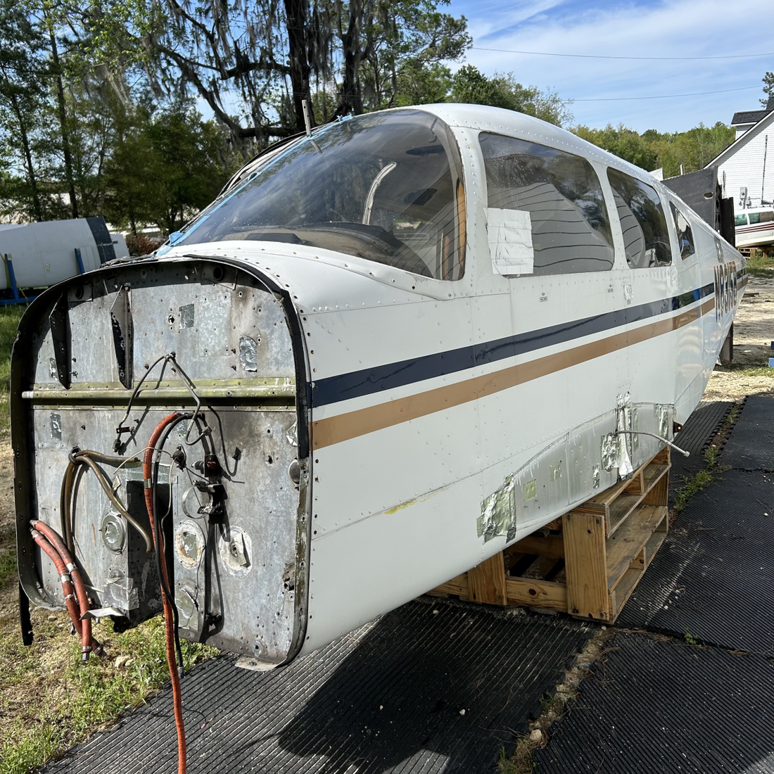 Used aircraft parts for sale, Fuselage PIPER PA28RT-201 FUSELAGE /DATA PLATE AND LOG BOOK