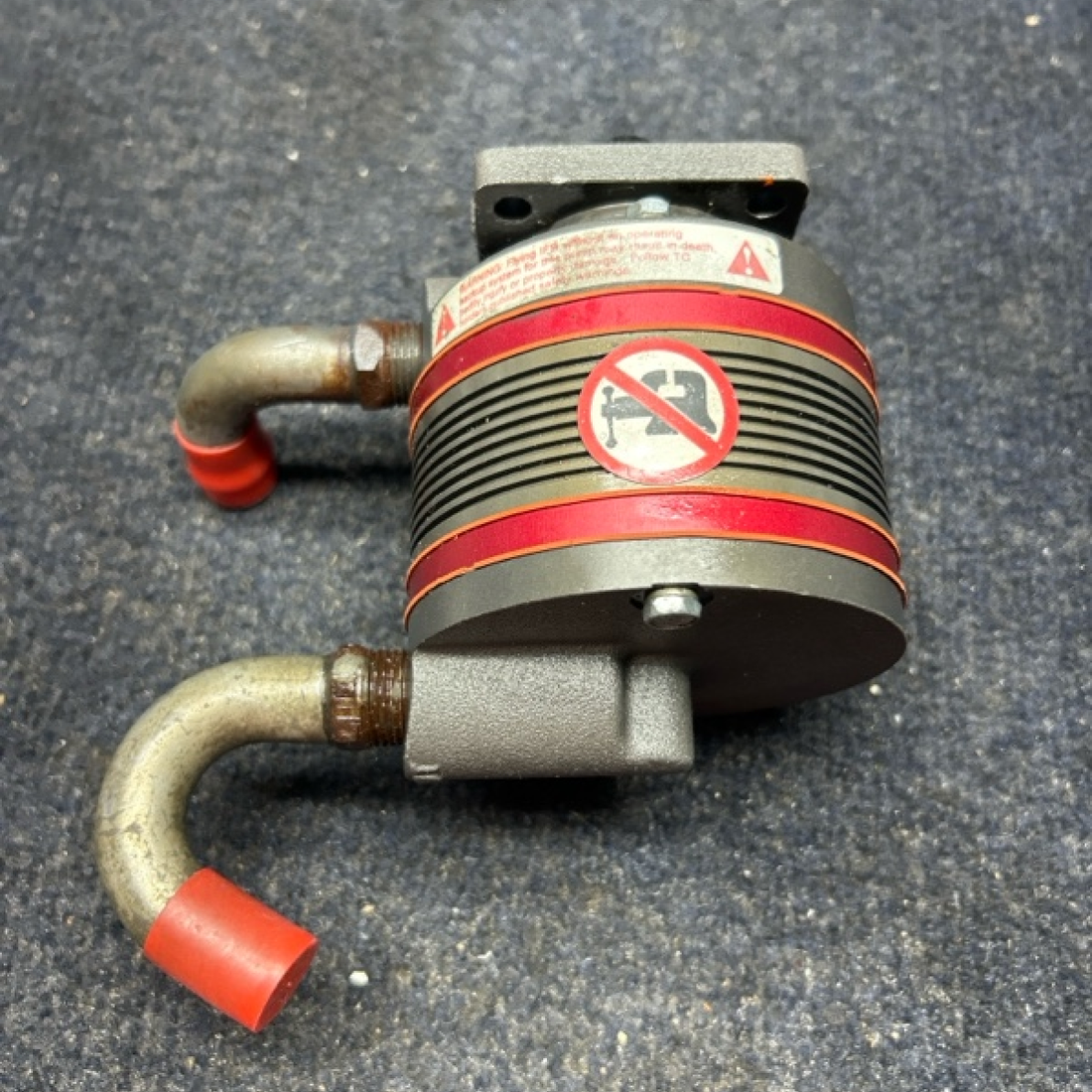 Used aircraft parts for sale, RAP215CC PIPER- CESSNA-BEECH- MOONEY VARIOS RAPCO DRY AIR PUMP USED