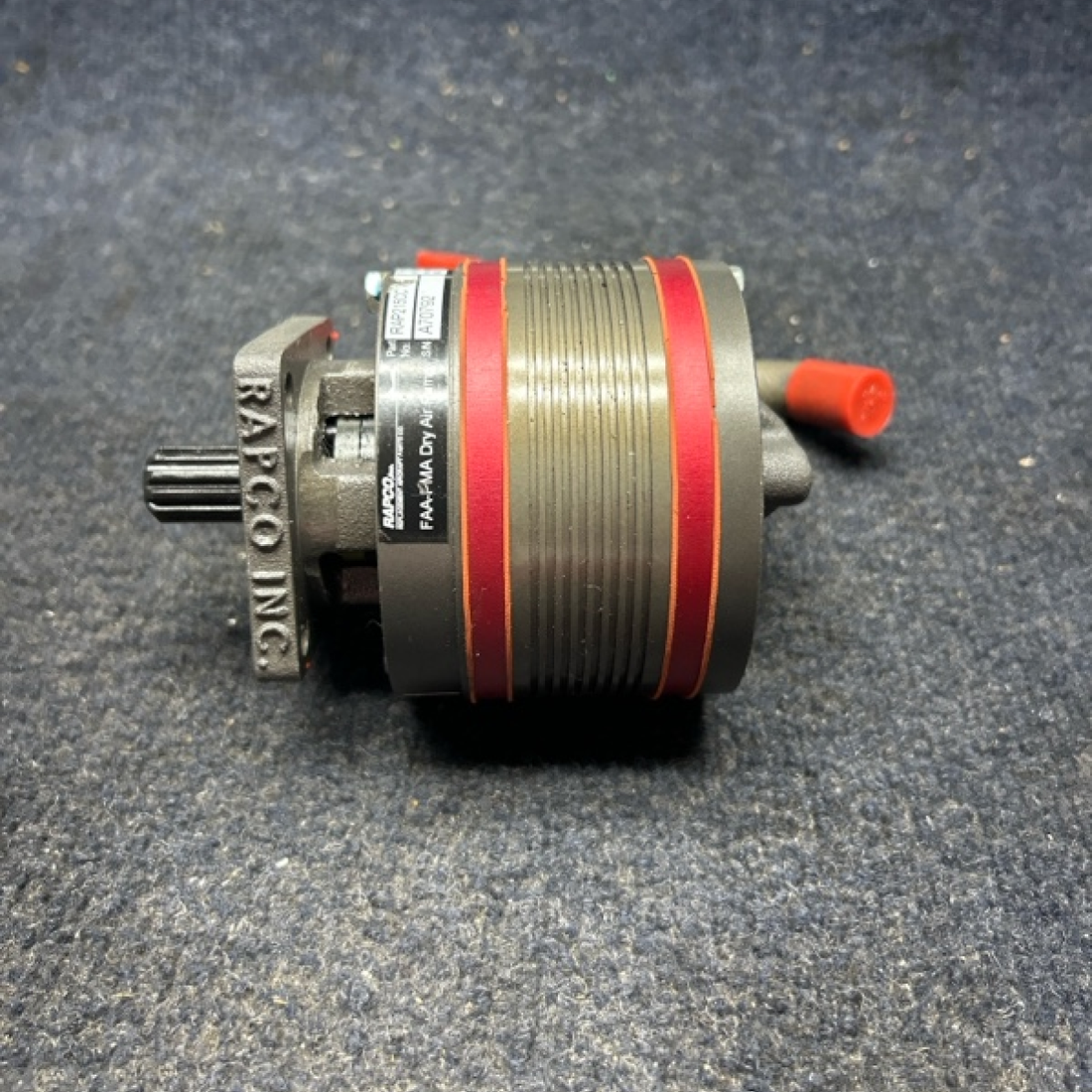 Used aircraft parts for sale, RAP215CC PIPER- CESSNA-BEECH- MOONEY VARIOS RAPCO DRY AIR PUMP USED