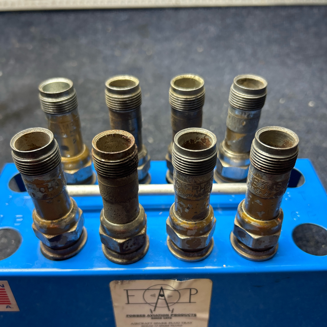 Used aircraft parts for sale, RHB 36S PIPER- CESSNA-BEECH- MOONEY VARIOS CHAMPION IRIDIUM SPARK PLUG "PRICE PER EACH"