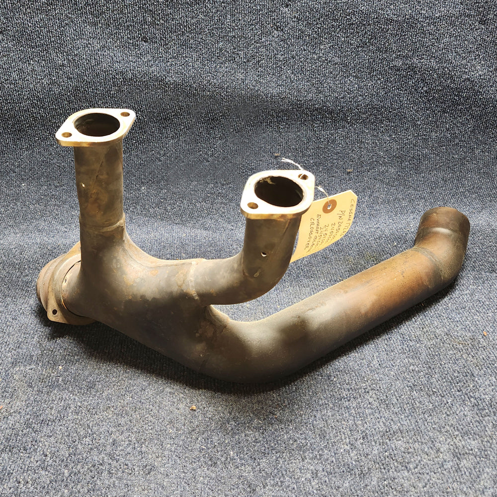 Used aircraft parts for sale 2454000-4, 2454000-11, 2454000-12, 2454000-13 C172RG Exhaust Collector Crossover