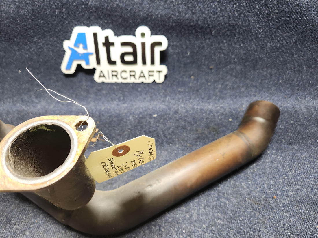 Used aircraft parts for sale 2454000-4, 2454000-11, 2454000-12, 2454000-13 C172RG Exhaust Collector Crossover