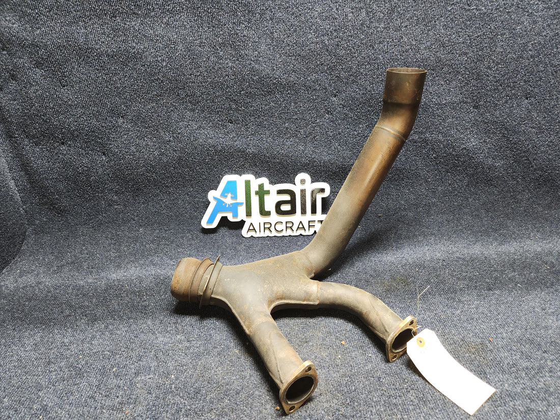 Used aircraft parts for sale 2454000-4, 2454000-11, 2454000-12, 2454000-13 C172RG Exhaust Collector Crossover